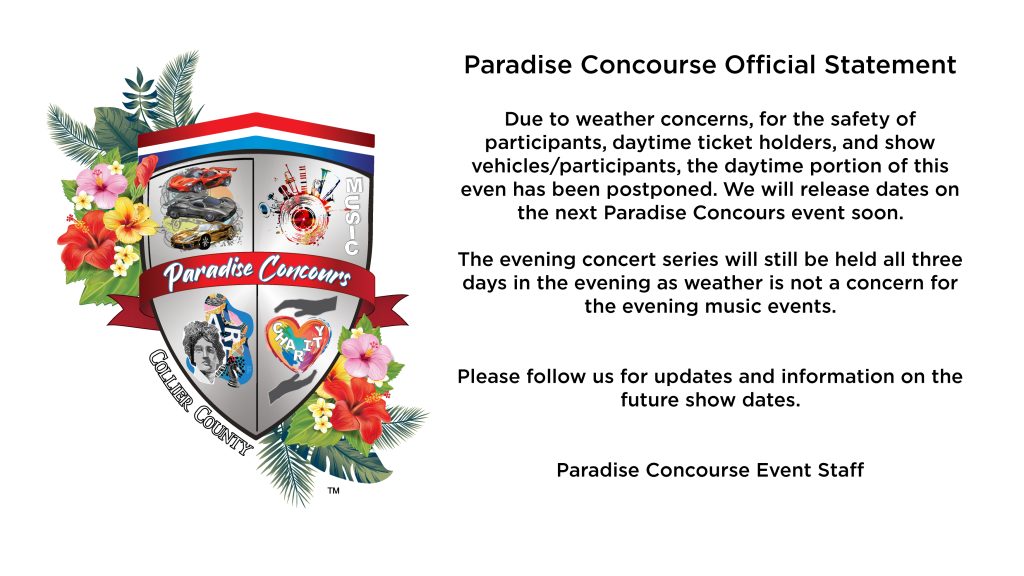 Paradise Concours update