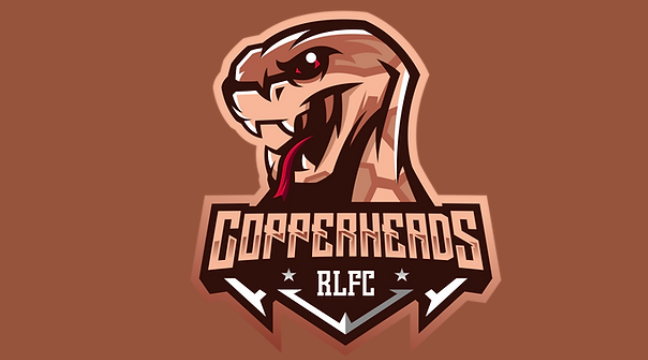 Copperheads logo background