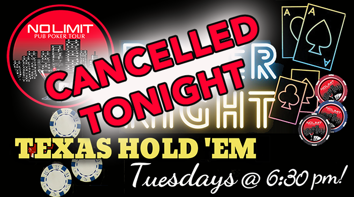 PCSC Poker Night Calendar Graphic CANCELLED