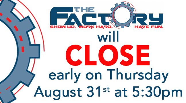 Factory Close Announcement