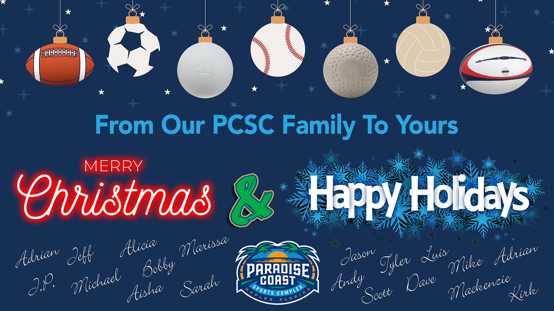 PCSC Happy Holidays