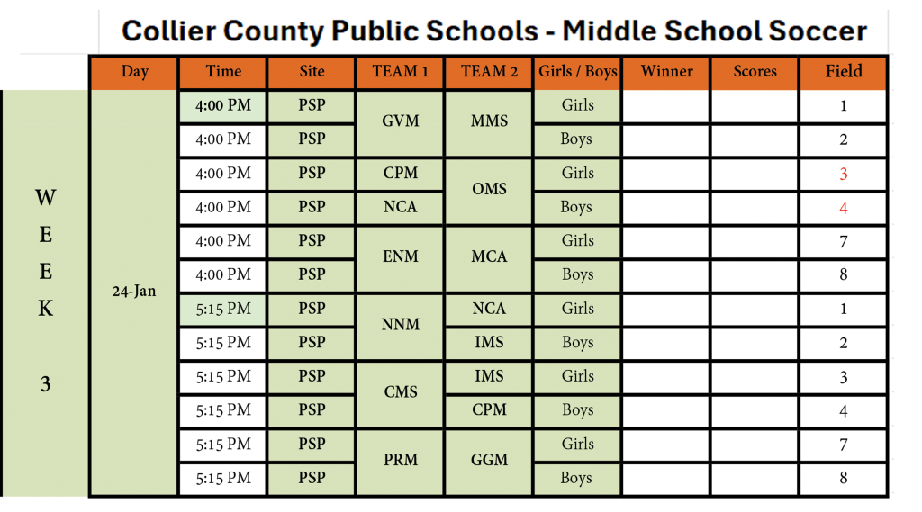 CCPS Soccer Wk3