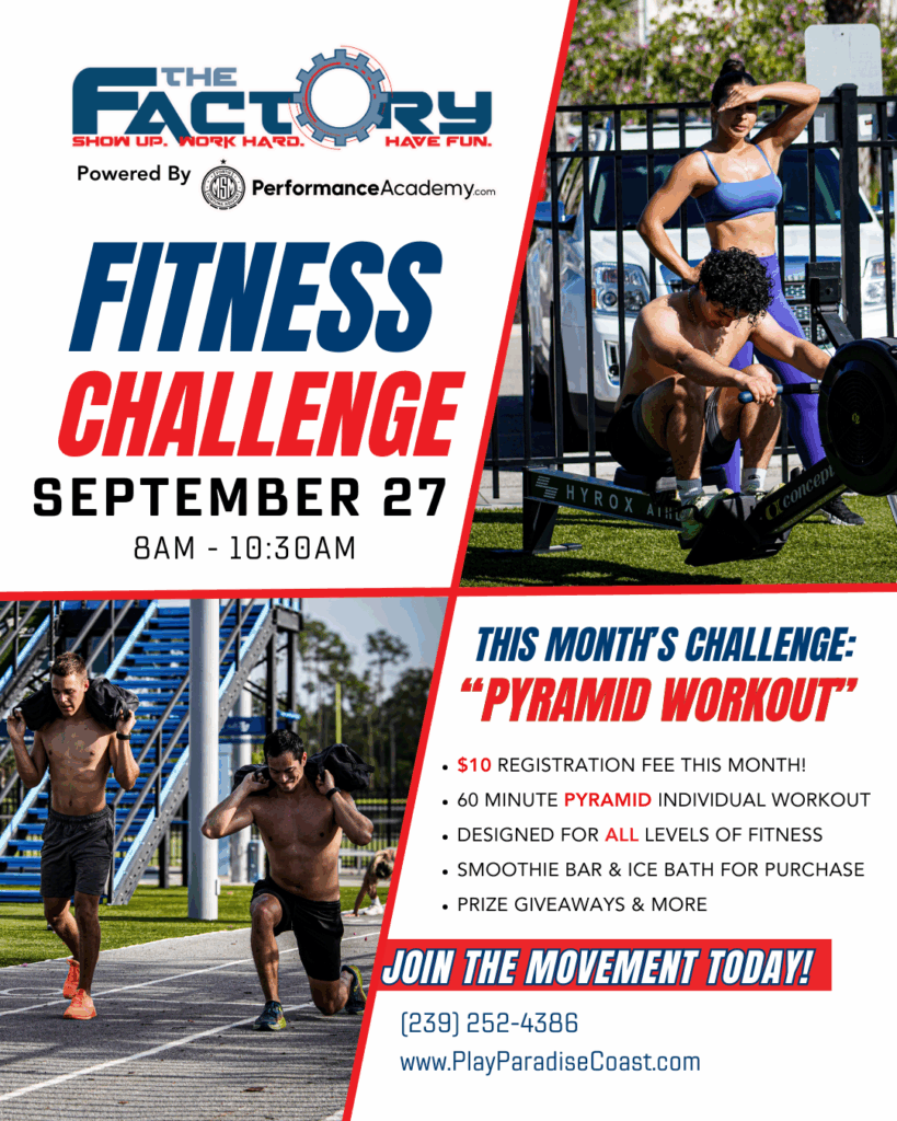 The Factory Pyramid Workout Digital Flyer