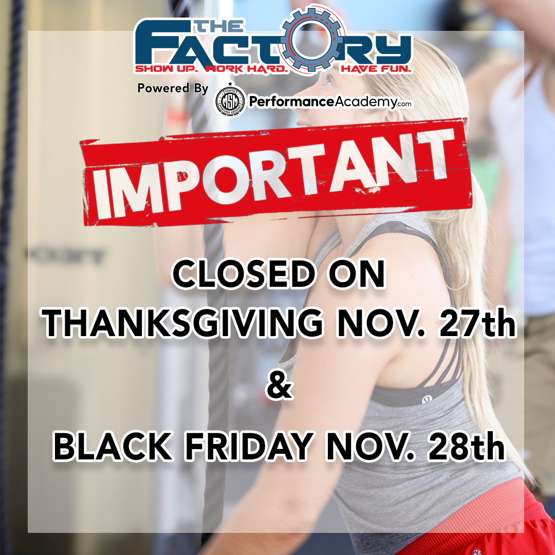 The Factory closed Nov