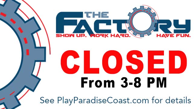 Factory Announcement 3 8PM