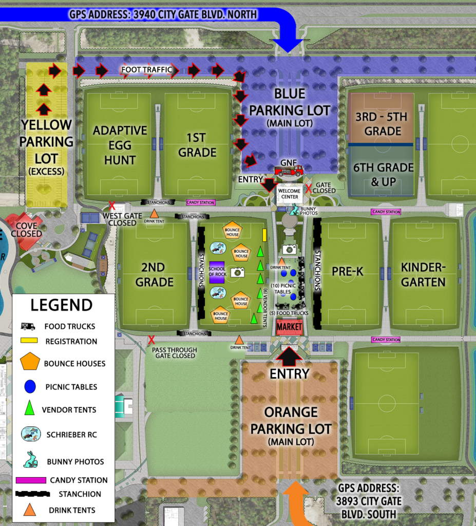 Eggstravaganza Site Map